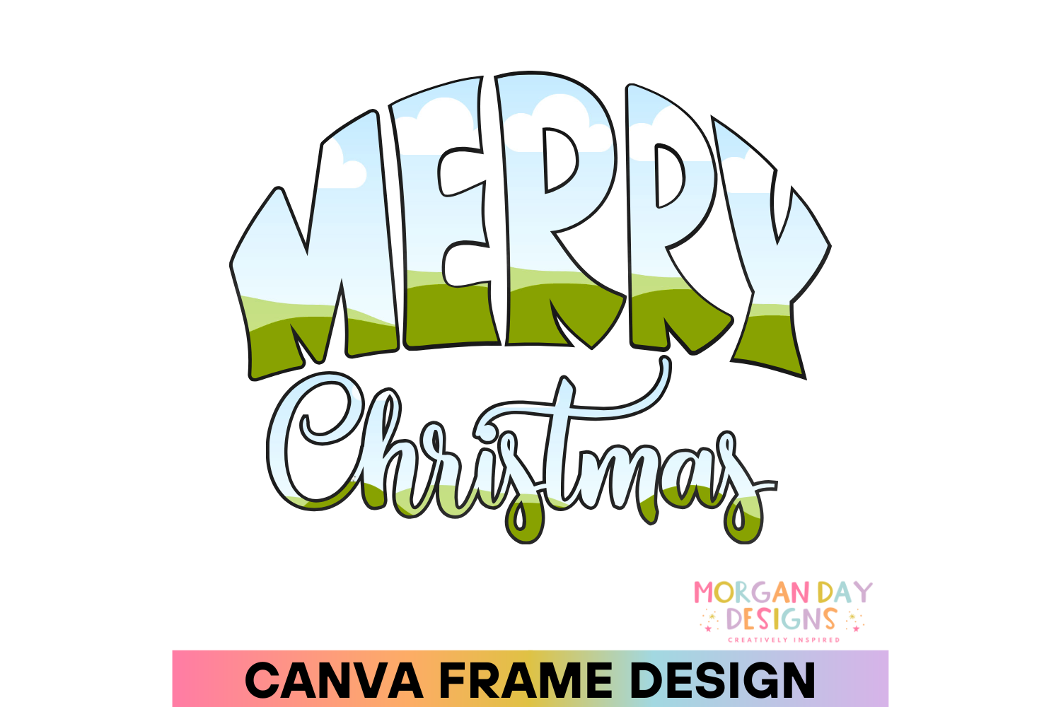 Christmas Canva Template Graphic by Morgan Day Designs · Creative Fabrica