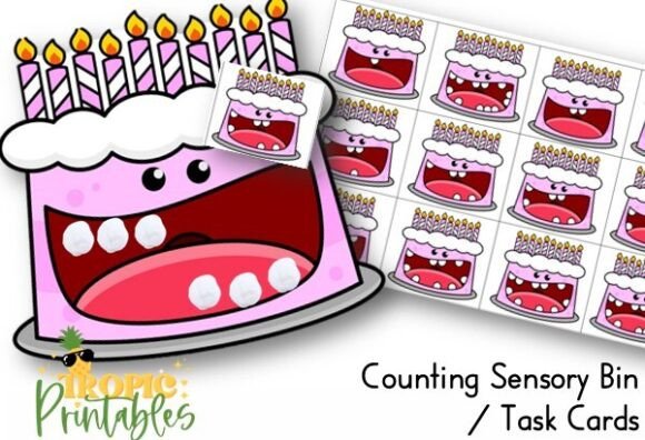 Count the Teeth - Kids Learning Activity