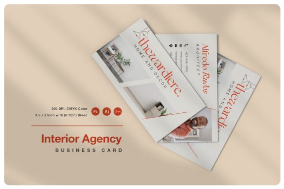 Creative Agency Business Card Graphics