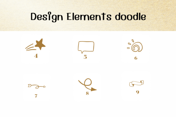 Design Elements Doodle Font - Preview 3