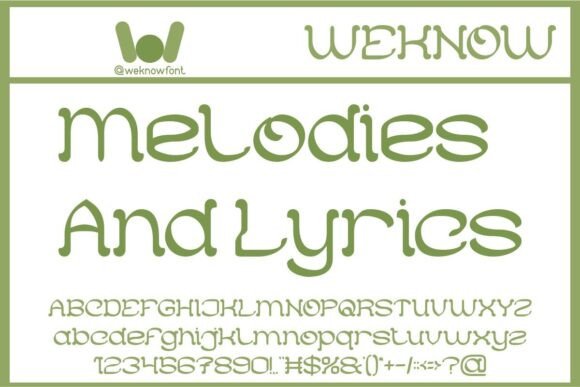 Folk Music Font - Preview 2