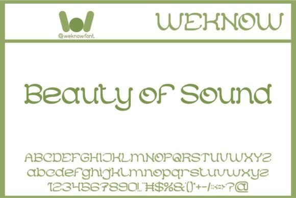 Folk Music Font - Preview 3