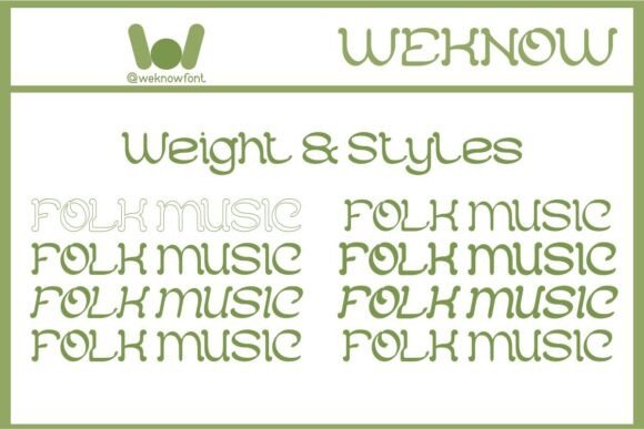 Folk Music Font - Preview 5
