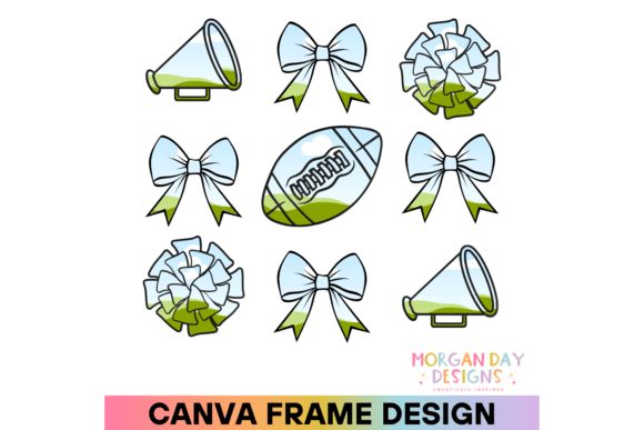 Football Cheer Canva Frame