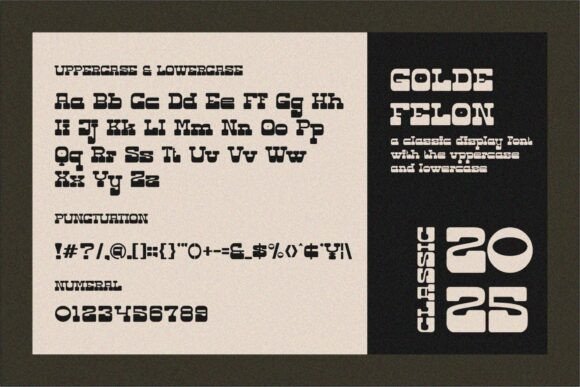 Golde Felon Font - Preview 4