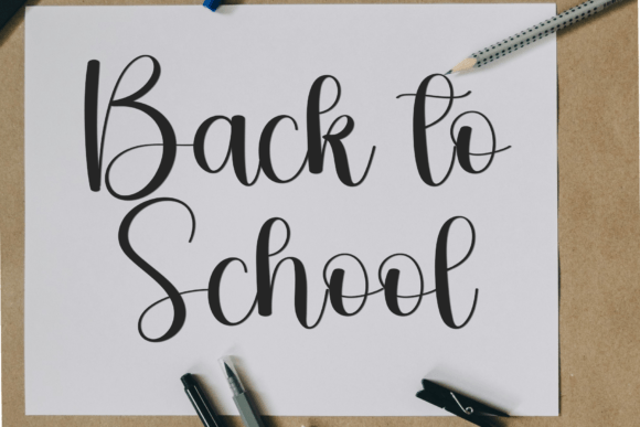 Homemade Vintage Font PNG with transparent background - Preview 3