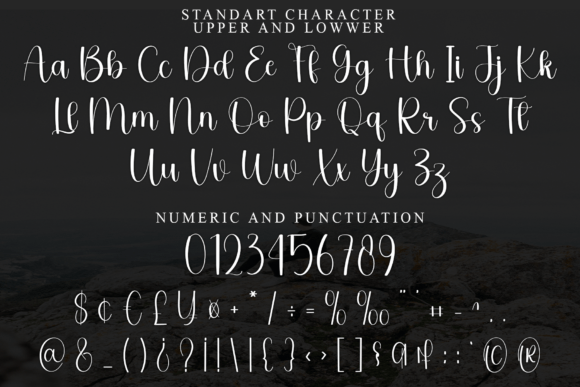 Homemade Vintage Font PNG with transparent background - Preview 4