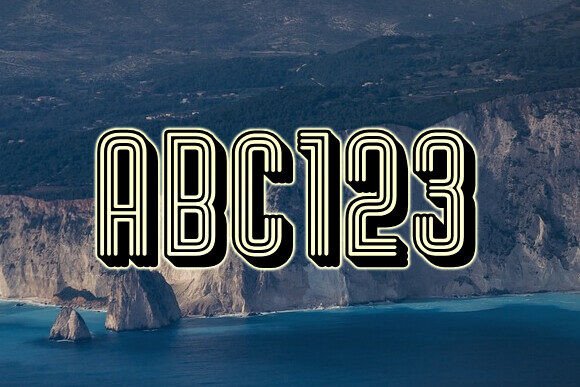 Laguna Font PNG with transparent background - Preview 2