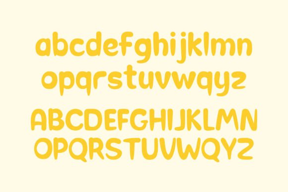 Lemon Bay Font PNG with transparent background - Preview 2