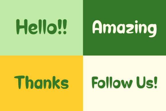 Lemon Bay Font PNG with transparent background - Preview 5