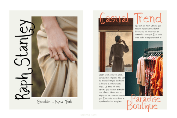 Mehmic Font PNG with transparent background - Preview 2