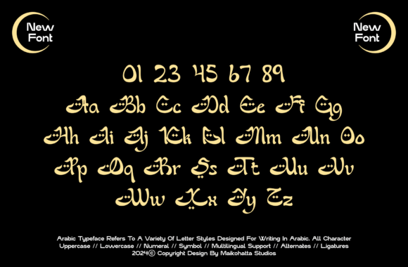 Nullan Font PNG with transparent background - Preview 4