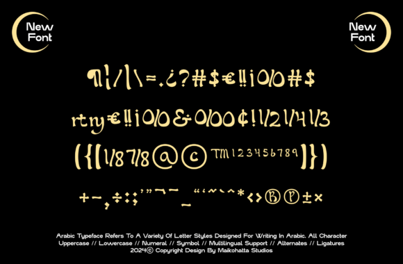 Nullan Font PNG with transparent background - Preview 5