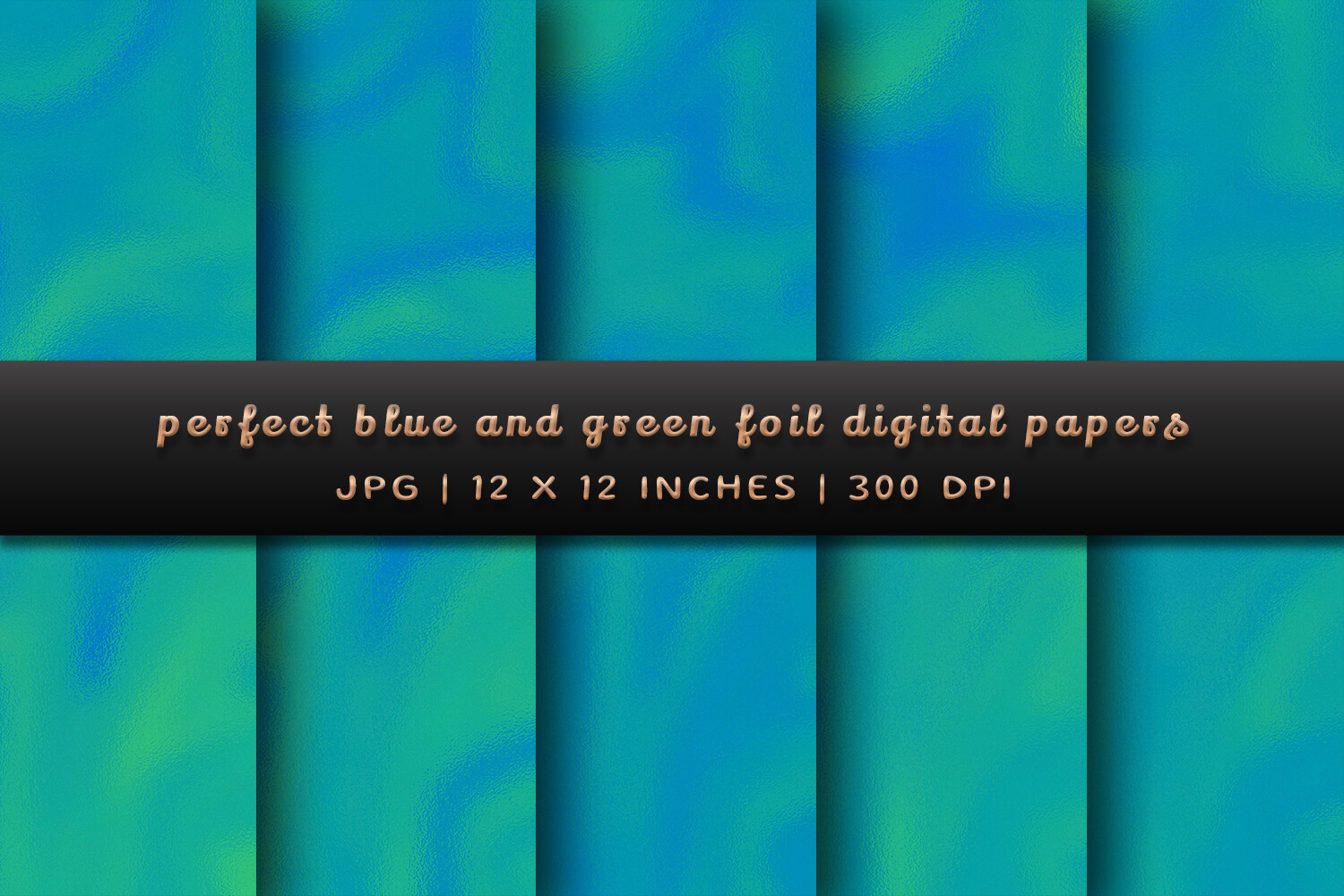 Perfect Blue and Green Foil Backgrounds Graphic by Pugazh Logan ...