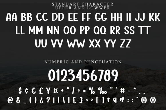 Rainday Joyful Font font preview - 4