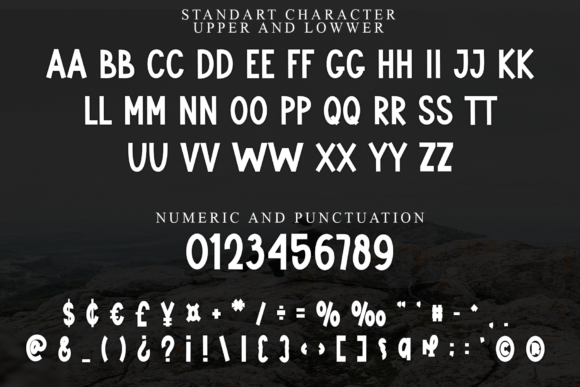 Rainier Today Font PNG with transparent background - Preview 4