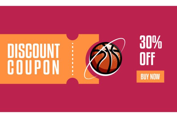 Sports Banner Voucher Offer Template Adv