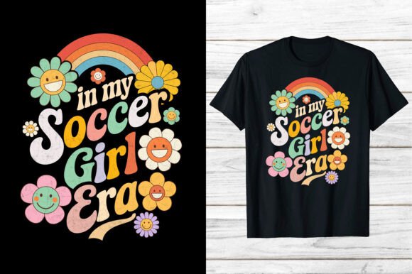 70s Retro T-shirt in My Soccer Girl Era