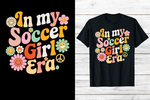 70s Retro T-shirt in My Soccer Girl Era