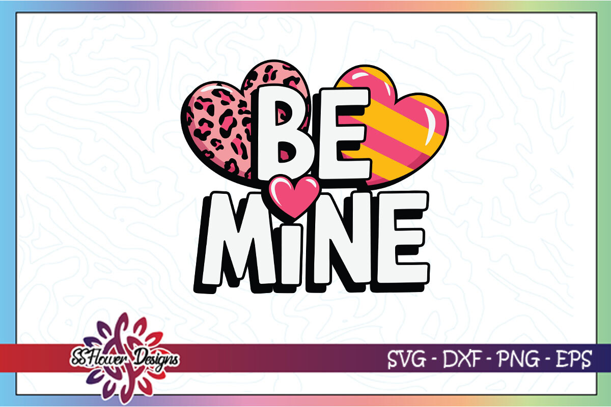 Be Mine Western Heart Leopard SVG Graphic by ssflower · Creative Fabrica