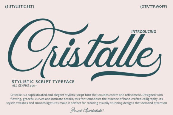 Cristalle Font - Preview 1