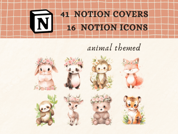 Cute Animal Notion Icons