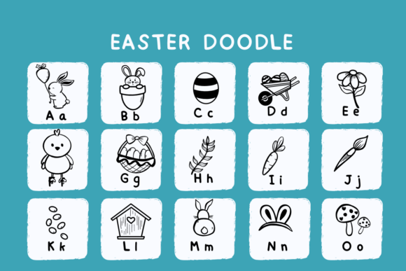 Easter Doodle Font - Preview 4