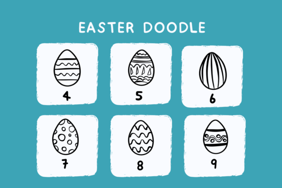 Easter Doodle Font - Preview 6