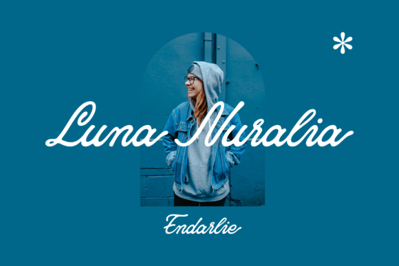 Endarlie Font PNG with transparent background - Preview 4