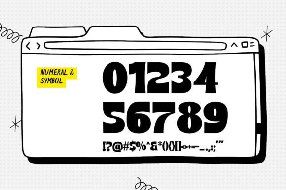 Rohgaz Font PNG with transparent background - Preview 4