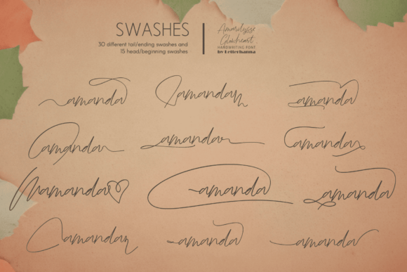 Amarilysse Glowheart Font - Preview 5