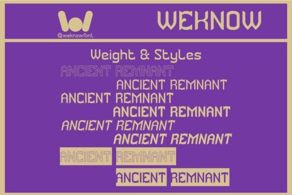 Ancient Remnant Font - Preview 5