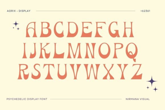 Aorix Psychedelic Font - Preview 3