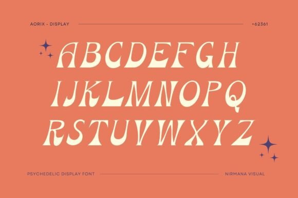 Aorix Psychedelic Font - Preview 4