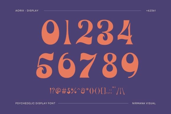 Aorix Psychedelic Font - Preview 5