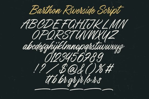 Barthon Riverside Font - Preview 5