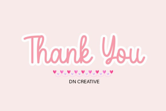 Candy Hearts Font PNG with transparent background - Preview 5