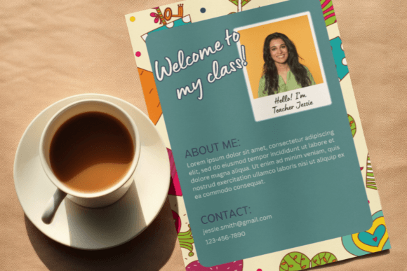 Canva Template Meet the Teacher
