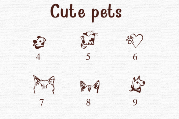 Cute Pets Font - Preview 3