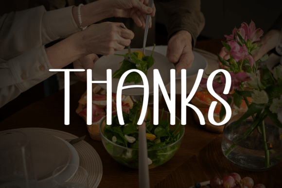 Dinner Memories Font - Preview 6