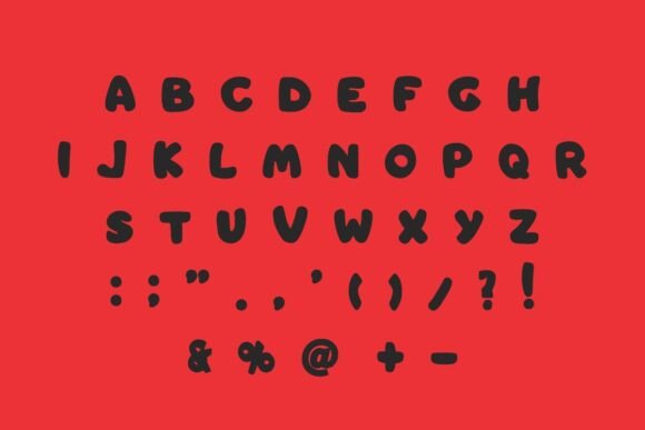 Glow Fish Font - Preview 4