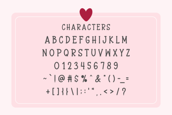 Happy Valentine Font - Preview 2
