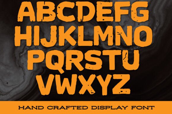 Kraftsy Font PNG with transparent background - Preview 1
