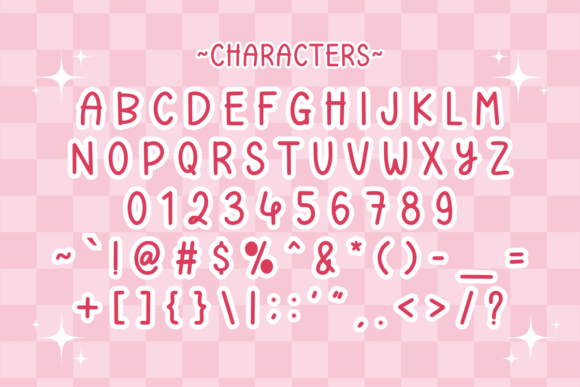 Love Fever Font PNG with transparent background - Preview 1