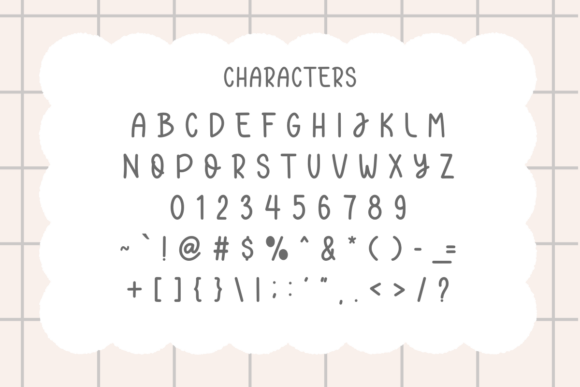 Love Party Font PNG with transparent background - Preview 1