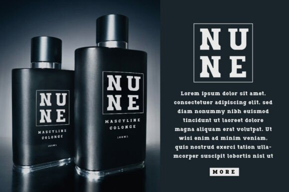 Nelka Block Font PNG with transparent background - Preview 3
