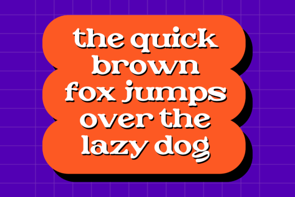 Retro Nakjoy Font PNG with transparent background - Preview 5