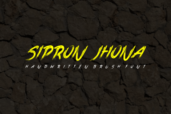 Sipron Jhona Font PNG with transparent background - Preview 2
