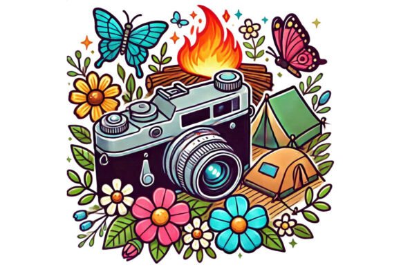 Vintage Photography Day Camera PNG