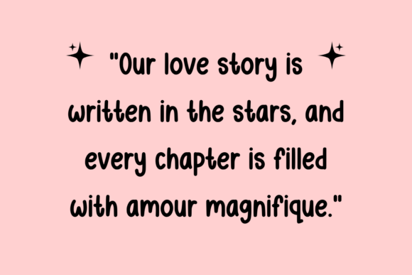 Amour Magnifique Font Font - Preview 1